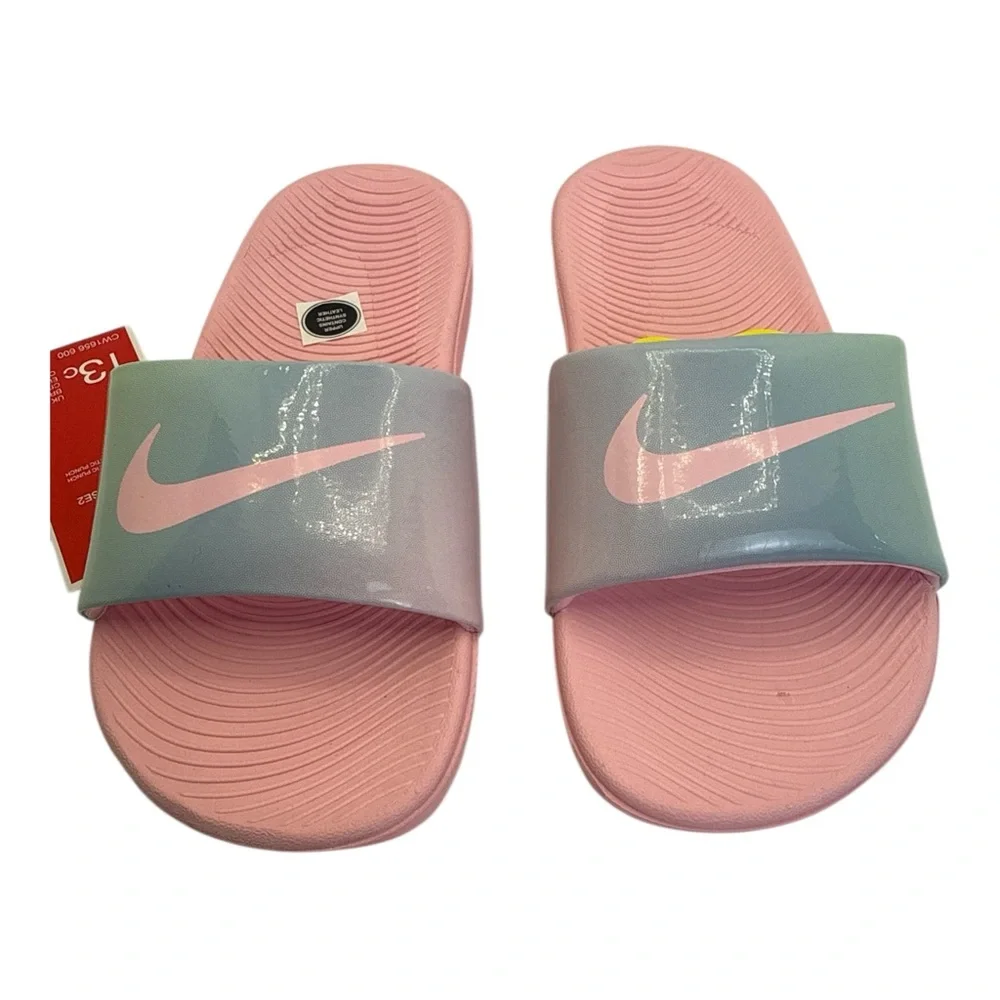 Nike Girls' Kid Kawa Move Sandal Sport Slides Athletic Lightweight Comfort Sz 13